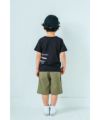 ベビー服 男の子 綿100％電車 ロゴ プリント Tシャツ ブラック(00) モデル画像4