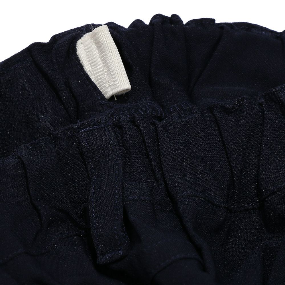 ベビー服 女の子 スーパーストレッチ ハーフパンツ ネイビー(06) デザインポイント2