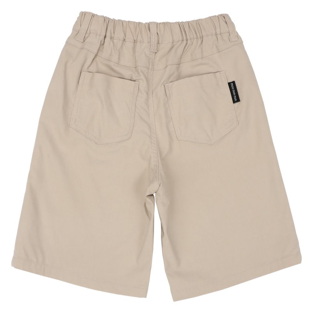 ベビー服 女の子 スーパーストレッチ ハーフパンツ ベージュ(51) 背面