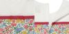 子供服 女の子 リバティプリント使用 リボン 花柄 レースワンピース オフホワイト(11) デザインポイント1