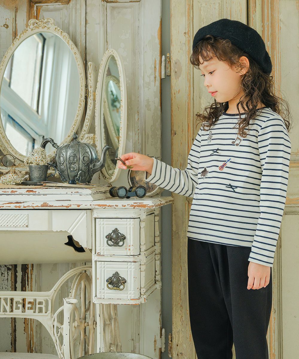 アウトレットセール秋冬 100cm限定 110cm限定】綿100％ ピアノ 音符