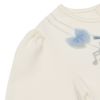 子供服 女の子 リボン ラメ プリント ネックレス風 Tシャツ オフホワイト(11) デザインポイント2