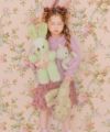 子供服 女の子 襟つき ギャザー パフ＆フリル袖 Tシャツ ピンク(02) モデル画像4