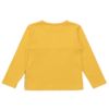 ベビー服 男の子 電車 乗り物 ワッペン 三色切り替え Tシャツ イエロー(04) 背面