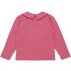 子供服 女の子 リボン襟 音符刺? Tシャツ ピンク(02) 背面