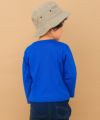 ベビー服 男の子 電車 乗り物ロゴプリントTシャツ ブルー(61) モデル画像アップ