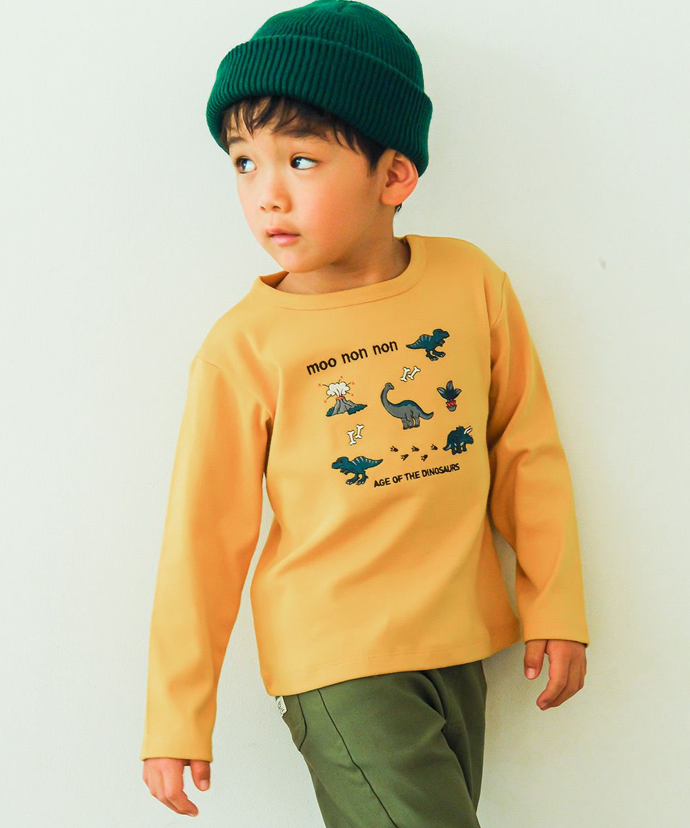ベビー服 男の子 ロゴ 恐竜 刺繍 くすみカラー かっこいい おしゃれ ティーシャツ トドラー キッズ