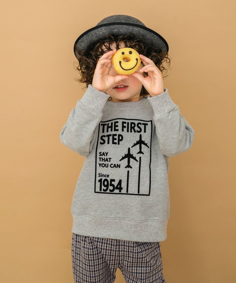 綿100％ くま ドラム プリント Tシャツ