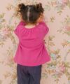 ベビー服 女の子 リボン 音符 ユニコーン 刺繍 トレーナー ピンク(02) モデル画像3