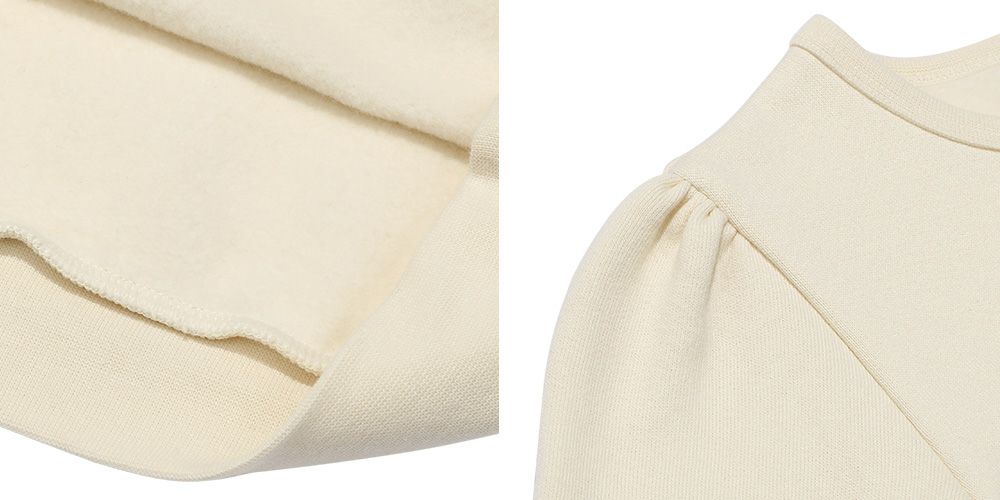 子供服 女の子 音楽会モチーフ トレーナー アイボリー(12) デザインポイント2