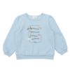子供服 女の子 音楽会モチーフ トレーナー ブルー(61) 正面