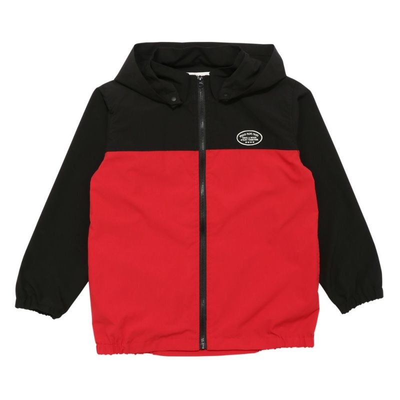 On フード付きジャケット オレンジ/黒 CHALLENGER / NYLON FIELD JACKET -Orange×Black-