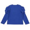 子供服 女の子 シャーリング袖 Tシャツ ブルー(61) 背面