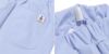子供服 女の子 音符 ロゴ リボン付き 七分丈ストレッチパンツ ブルー(61) デザインポイント2