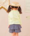 ベビー服 女の子 こども 子ども かわいい ピアノ 音符 ロンT ロンt ロンティー コットン コットン100％ イエロー(04) モデル画像2