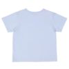 ベビー服 男の子 綿100％ 働く車 刺繍 ワッペン Tシャツ ブルー(61) 背面