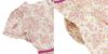 ベビー服 女の子 日本製 綿100％ 小花柄 リボン付き ワンピース ピンク(02) デザインポイント1