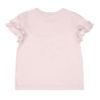 ベビー服 女の子  綿100％ さくらんぼ プリント フリルTシャツ ピンク(02) 背面