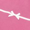 子供服 女の子 綿100％ 音符 リボン フリル ピンク(02) デザインポイント1