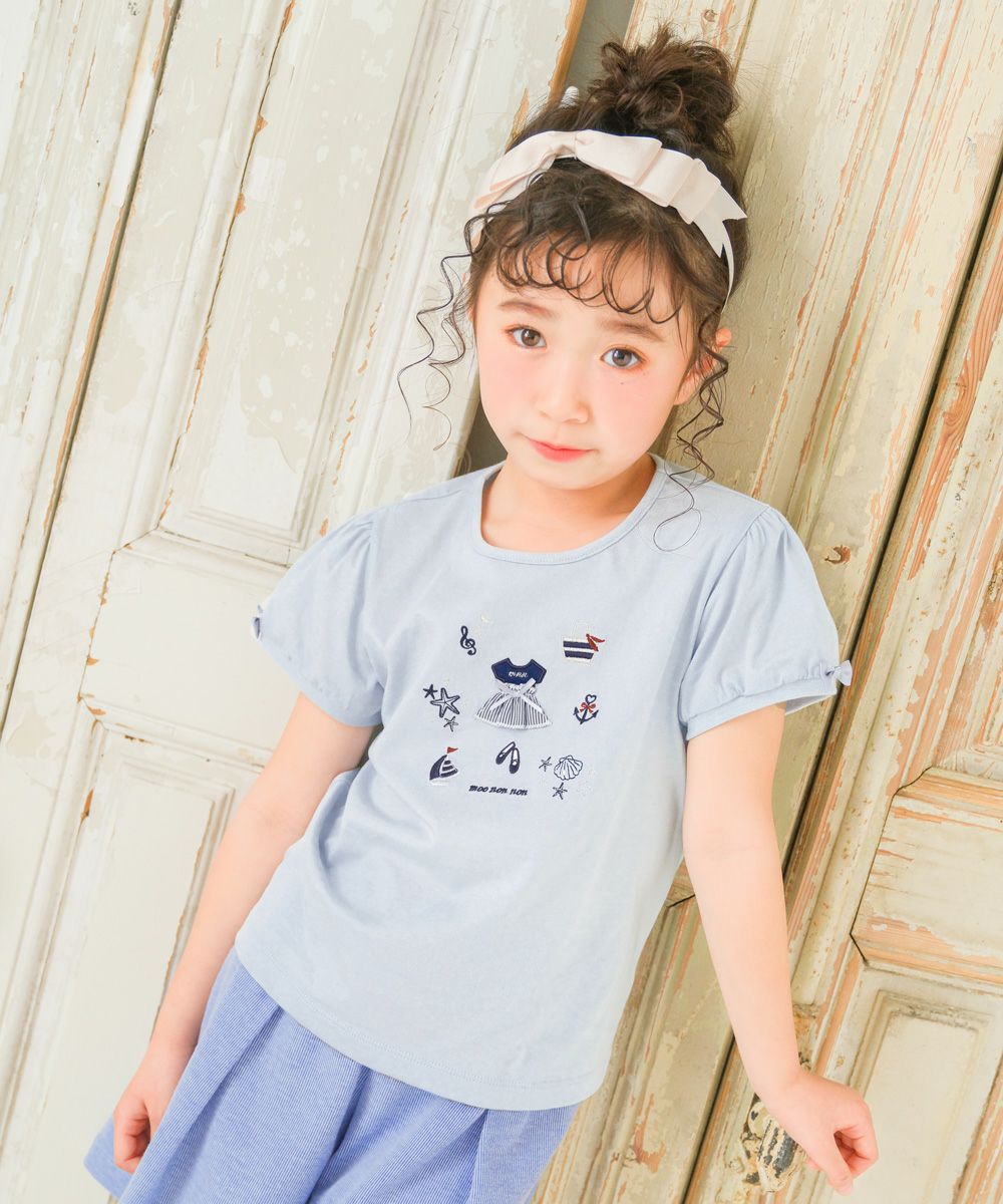 ベビー服 女の子 綿100％ マリン 貝殻 Tシャツ