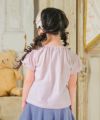 ベビー服 女の子 綿100％ マリン 貝殻 Tシャツ ピンク(02) モデル画像3
