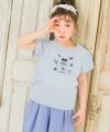 ベビー服 女の子 綿100％ マリン 貝殻 Tシャツ ブルー(61) 