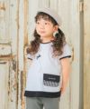 ベビー服 女の子 綿100％ リボン付き ポシェット風 Tシャツ