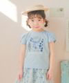 ベビー服 女の子 綿100％ お花 プリント チューリップ袖 Tシャツ