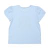 ベビー服 女の子 綿100％ お花 プリント チューリップ袖 Tシャツ ブルー(61) 背面