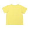 ベビー服 男の子 綿100％ 電車 乗り物 刺繍ワッペン Tシャツ イエロー(04) 背面