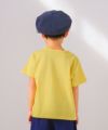 ベビー服 男の子 綿100％ 電車 乗り物 刺繍ワッペン Tシャツ イエロー(04) モデル画像3