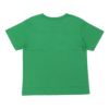 子供服 男の子 綿100％ ボーダー  刺繍 ワッペン Tシャツ グリーン(08) 背面