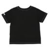 ベビー服 男の子 綿100％  ロゴ ワッペン ポケット付き Tシャツ ブラック(00) 背面