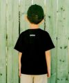 子供服 男の子 綿100％ ストライプ ロゴ刺繍 Tシャツ ブラック(00) 