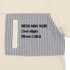 子供服 男の子 綿100％ ストライプ ロゴ刺繍 Tシャツ ベージュ(51) デザインポイント1