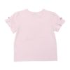 子供服 女の子 綿100％ 小物モチーフ 裾フリル Tシャツ ピンク(02) 背面