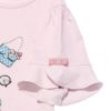 子供服 女の子 綿100％ 小物モチーフ 裾フリル Tシャツ ピンク(02) デザインポイント2