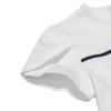 子供服 女の子 綿100％ チューリップ袖 カットソーTシャツ オフホワイト(11) デザインポイント1