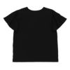 子供服 女の子 綿100％ リボンモチーフ ロゴ Tシャツ ブラック(00) 背面