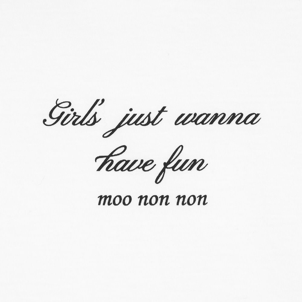 子供服 女の子 綿100％ 5分袖 ロゴプリント Tシャツ オフホワイト(11) デザインポイント1