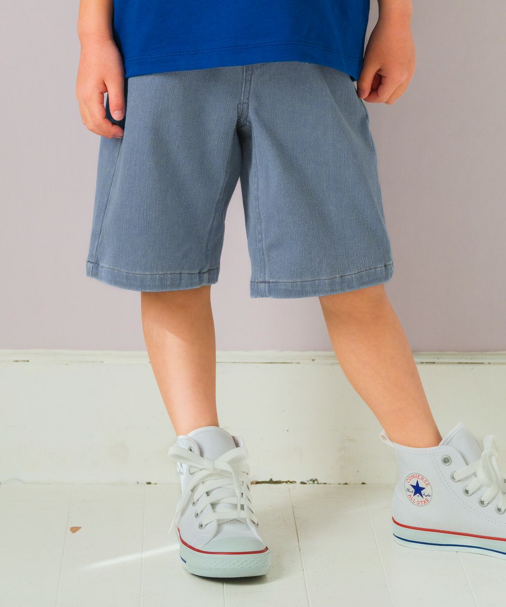 ベビー服 男の子 インディゴ染め ウエストゴム デニム