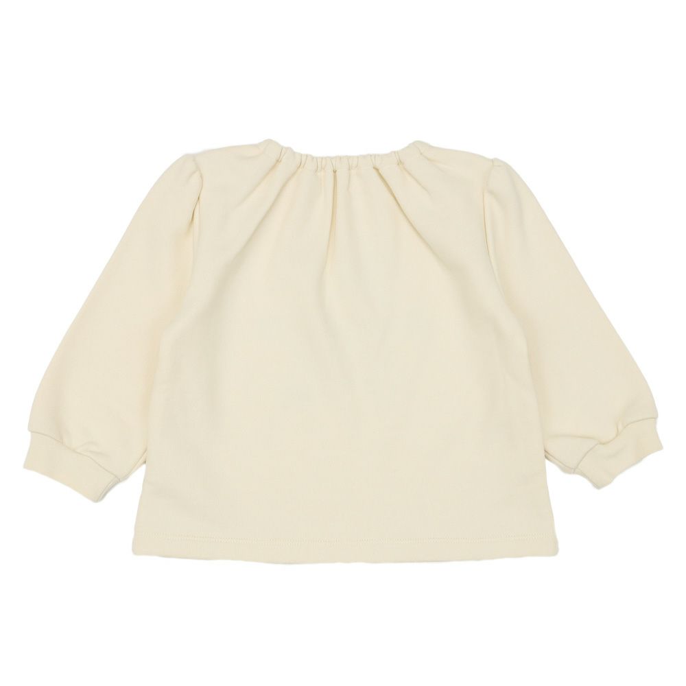 ベビー服 女の子 スイーツ 刺繍 トレーナー アイボリー(12) 背面