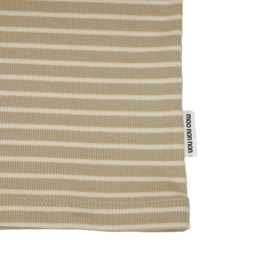 子供服 男の子 クルーネック 長袖 Tシャツ オフホワイト(11) 正面