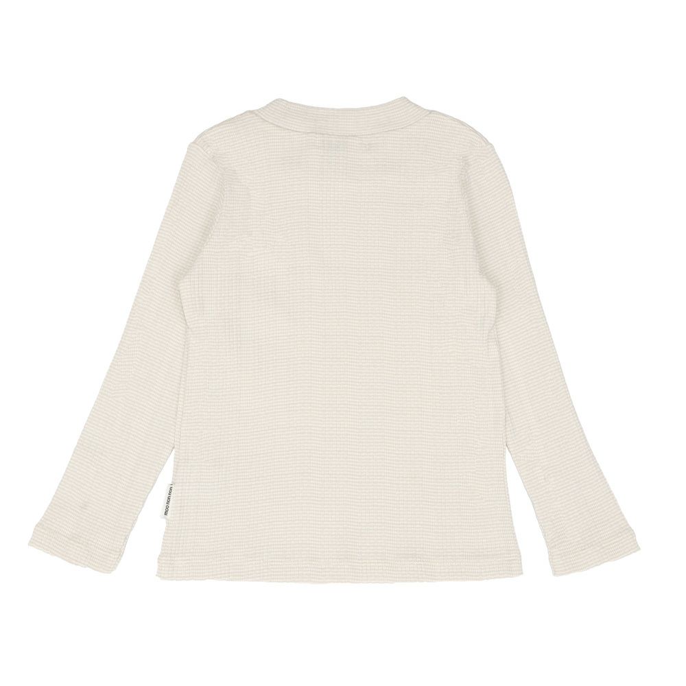 子供服 男の子 クルーネック 長袖 Tシャツ オフホワイト(11) 背面