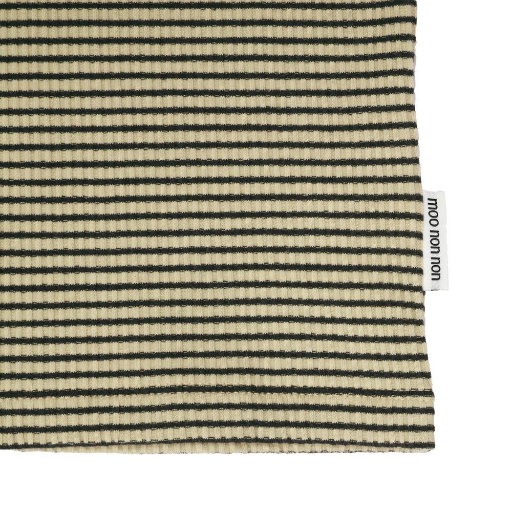 子供服 男の子 クルーネック 長袖 Tシャツ アイボリー(12) 正面