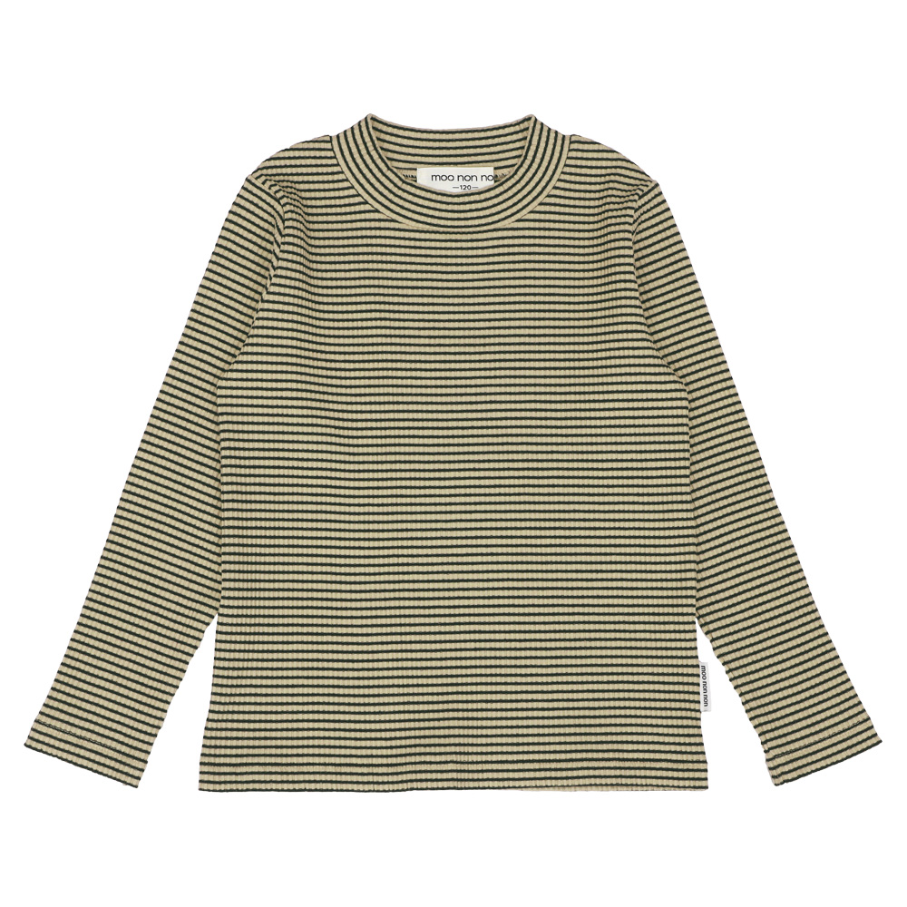 子供服 男の子 クルーネック 長袖 Tシャツ アイボリー(12) 背面