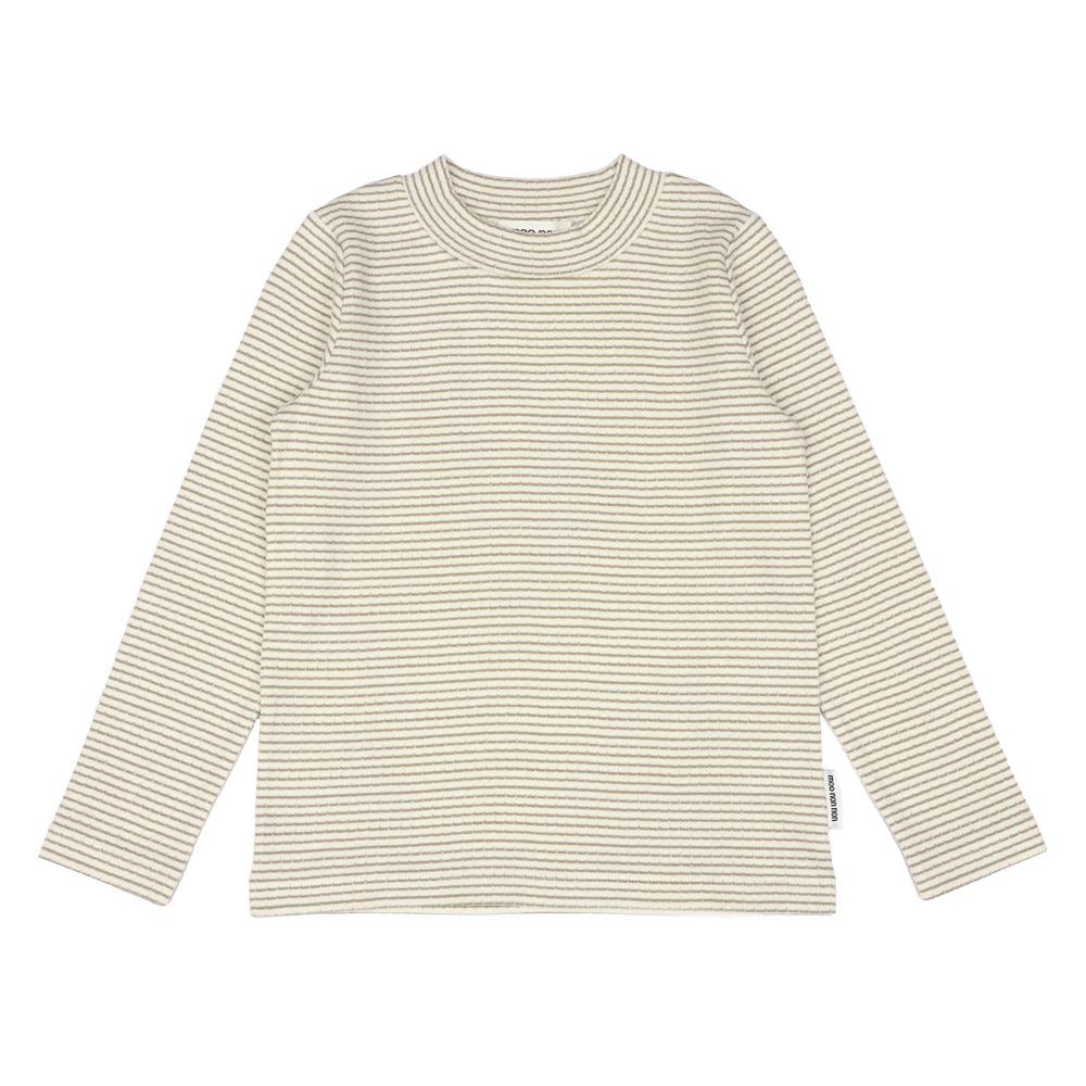 子供服 男の子 クルーネック 長袖 Tシャツ アイボリー(12) モデル画像2