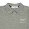 ベビー服 男の子 綿100％ 襟付き 長袖 Tシャツ 杢ｸﾞﾚｰ(92) デザインポイント1