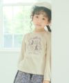 ベビー服 女の子 花柄 うさぎ プリント Tシャツ