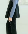 ベビー服 女の子 フレア 9分丈 パンツ ブラック(00) モデル画像1